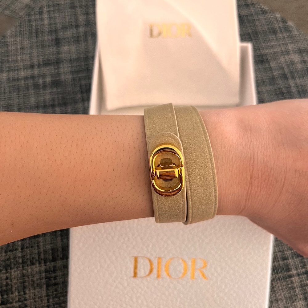 Dior leather bracelet in small